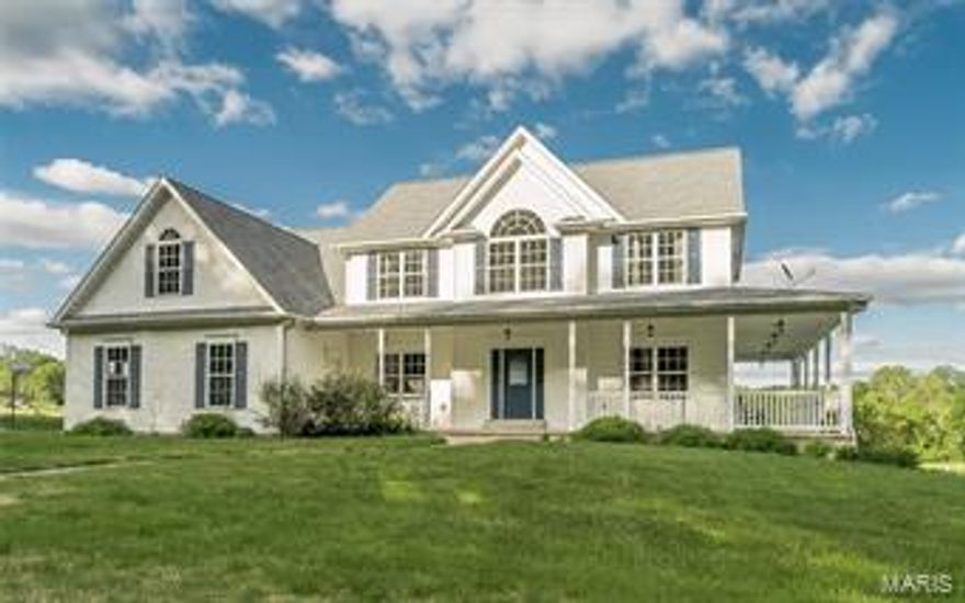 NEW PRICE!  Experience a world of peaceful mornings & quiet evenings in Birch Creek Estates! This FIVE bdrm, 3 full bath, 2story features 3300sf and all the amenities you could want with the ambiance of small-town life! Partial to porches? The rocking-chair ready, extra-deep, composite Trex Deck porch wraps around the entire home! And from the back, admire panoramic views of the golf course! The kitchen, brkfst rm & fam rm are the hub of this most livable home, lined with windows & spilling with natural light. Kit has quartz counters, 42in maple cabs with moudling, SS appliances, pantry & desk. Main floor also has large bonus rm/office, guest bdrm & full bath. 2nd floor features vaulted master ste with luxury bath, sitting rm, rec rm, 3 addl bdrms, full bath & large laundry rm! W/O lower level is ready for your finishing touches. 40yr shingle roof. Sprinkler sys. Central vac. Water softener. Easy access to 44. Seeing is believing!