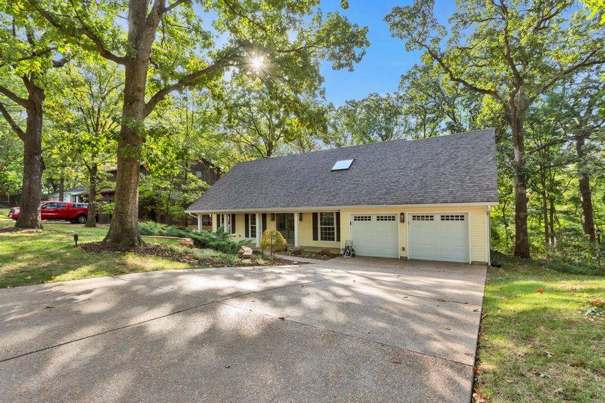 NEW ROOF OCT 18' Here is your opportunity to own a home in Sunset Hills and the award-winning Lindbergh School District at an AMAZING PRICE. This fantastic house is situated on a cul-de-sac street in a fabulous tree lined neighborhood. The location is perfectly close to major highways and other area attractions. What great curb appeal! Enter to find formal sitting and dining rooms, both offering hardwood floors and custom moldings. The kitchen has been updated with a full complement of stainless appliances, custom cherry cabinets, and solid surface counters. The cozy family room located off the kitchen opens to the custom brick patio, extending your entertaining space! A ½ bath and huge laundry room round out the main floor. Upstairs you will find a master bedroom with en-suite bathroom and 4 more generously sized bedrooms. Another full bath and natural light through skylights adds to the wow factor! Low maintenance siding and a 2-car garage complete the package. Make it yours today!