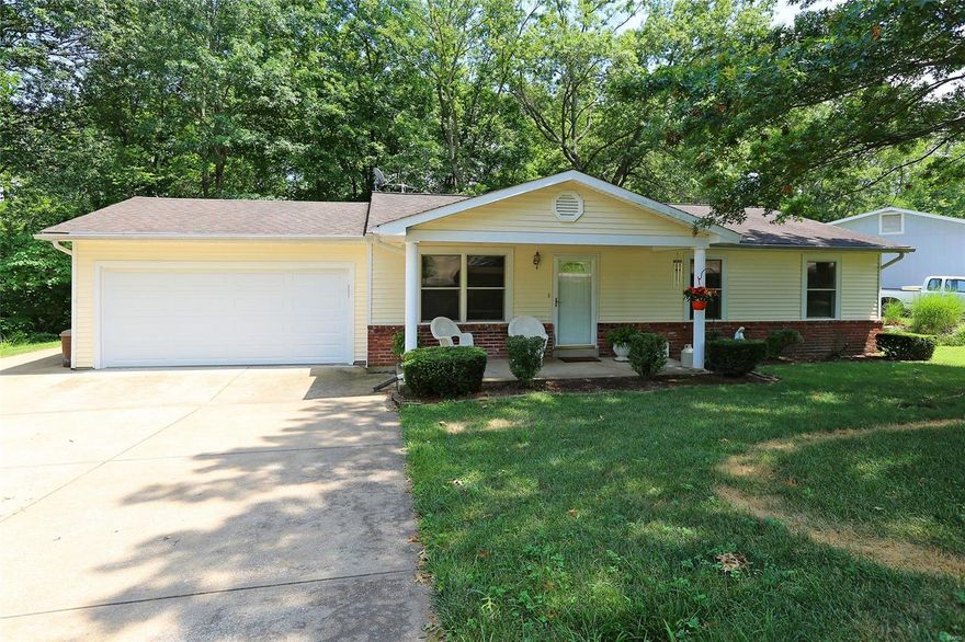 Very tastefully decorated ranch home located in desirable Rockwood school district.  The many amenities and updates include beautifully refinished hardwood floors, updated HVAC, 3 car wide driveway with attached oversized 2 car garage. Updated large eat-in kitchen and baths(mirrored cabinet and light fixture going in by 7/27) Nicely finished lower level with family room, rec room and den/office.  Tilt-in Anderson windows, covered front porch and large 16 x 12 deck overlooking very private wooded back yard. Walk to subdivision park with playground.