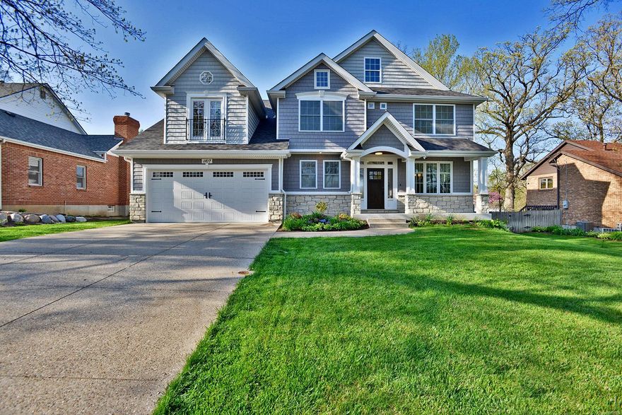 3 years young CUSTOM 2 sty in Lindbergh Schools w/4 bdrms, 3.5 bths & 4000+ sq ft! Ext feat craftsman front w/stone, OS 2 car garage w/storage area & fenced in backyard w/2 patios & firepit area w/seating looking to private cascading waterfall! Breathtaking interior w/5.5" baseboards, zoned high efficiency HVAC, panel doors & LED lights throughout. Entry foyer looks to open fl plan w/living rm boasting floor to ceiling slate gas FP & TONS of natural light. Luxury kitchen w/cambria CTs, soft close cabinets, center island w/BB, pantry, SS apps w/range hood & tile BS. Spacious family rm, formal dining rm, mud rm & 1/2 bth on main. Make your way upstairs to HUGE owner's suite w/coffered ceiling, balcony, w/i closet & luxury bth w/heated floors, dbl sink, whirlpool tub & sep shower. 3 addl bdrms (one as opt office, vaulted w/balcony), laundry & full bth w/dbl sinks upstairs. Partially finished LL w/egress window & 3/4 bth downstairs. Walking distance to Sunset Country Club. MUST SEE! Additional Rooms: Mud Room