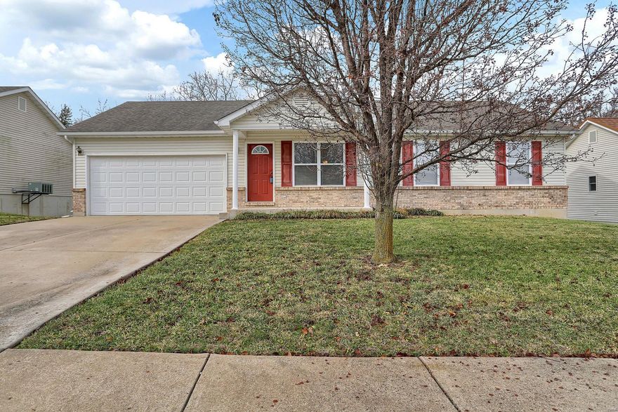 Affordable Nice Ranch! Priced So Well! Nice Street Appeal-Brick with Low Maintenance Vinyl Siding!  Open Floor Plan! 3 Bedrooms & 2 Full Baths...Vaulted Great Room & Vaulted Master Bedroom.  2 Car Oversized Garage. Priced Well-Needs Flooring & Paint...Otherwise Nice & Clean. MAIN FLOOR LAUNDRY ROOM.  Backs to Trees...Nice Yard...Atrium Doors to Nice Deck...Walkout Basement. Priced So Well!!!!!