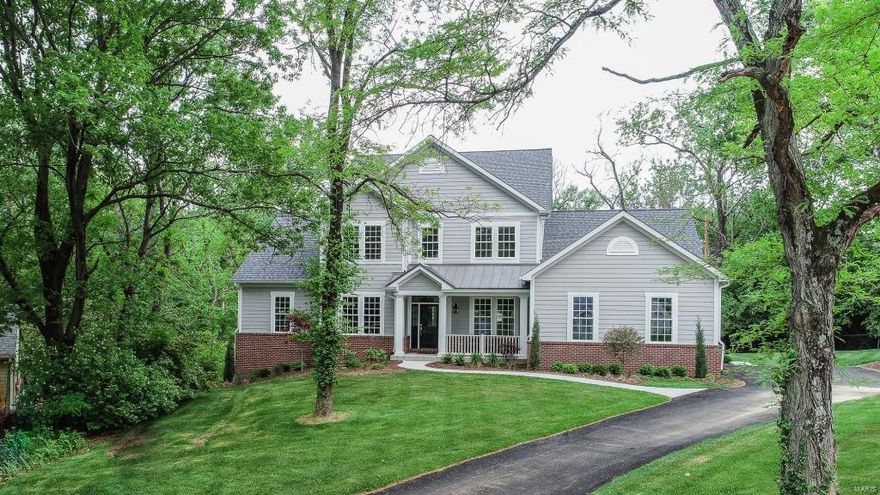 Newly constructed 1.5sty on private street in the heart of Ladue! 4Bd/3.5Bth w/3400+sqft w/high-end finishes! Craftsman style front door, 10’ ceilings, private Study, Dining Rm & Butler’s Pantry. Gourmet Kitchen w/Eschelon cabinets, granite tops, custom backsplash, island, breakfast bar, pantry & SS appliances. Breakfast Rm, spectacular Great Rm w/gas FP, Powder Rm & Laundry Rm w/cabinets & sink. Master Retreat w/crown molding, His & Hers closets, luxury Bth w/Carrera marble vanity tops, frameless multi-head shower & tub. Impressive staircase to 2nd Flr w/9’ ceilings, Loft Area, Bedrm w/Bth, & 2 Bedrms sharing a Jack & Jill Bth. Highlights: hardwood flrs, custom moldings, architectural shake roof(50 year), HE zoned HVAC, dual WH, energy efficient/noise reducing insulation & attached O/S 3-car garage. Unfinished W/O LL is ready for finishing touches. Awesome covered deck! Great location–near shops, restaurants & hospitals - easy access to hwys. Ladue Schools!