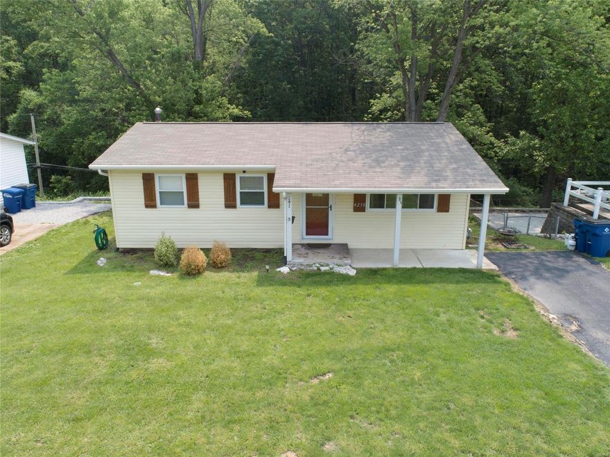 Welcome Home!  4238 Bordeaux offers 4 bedrooms and finished lower level that walks to tree-lined backyard for awesome privacy and the sounds of nature to lull you to sleep.  Lots of windows for light and bright in all the rooms!  Living room greets you and eat in kitchen feeds you.  Three bedrooms on the main floor with ample closets make living easy and 4th bedroom in walk out basement has large window and large closet.  Great storage in laundry room plus enjoy the newer HVAC and Water Heater so no worries there!
Check out the map as no one will ever build behind - Oakville Elks Club sits on 30 acres behind your property and continue driving on Robert Koch Hospital Rd and yep! it's the hospital and on into Jefferson Barracks Cemetery and Park as you pass under the highway.  So close and convenient to anywhere with highways, thoroughfares, transportation, restaurants, shopping and medical facilities. Oakville school district for great learning!  See your new home today!