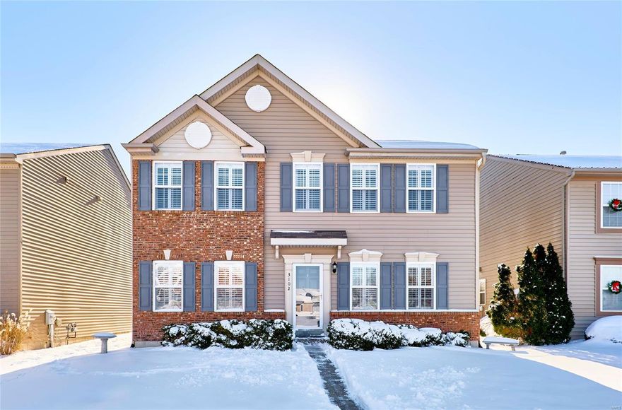 Stunning 3-bedroom, 3 bath, 2-story home on a picturesque tree-lined street is ready for new tenants to make it their own! This home invites you inside with its warm curb appeal and elegant wood flooring throughout. The spacious living room, highlighted by a cozy gas fireplace, flows effortlessly into the dining area, creating the perfect space for entertaining friends and family. The eat-in kitchen is a culinary delight, featuring 42-inch cabinets, stainless appliances, and ample workspace for meal prep. Upstairs, a large and versatile loft area awaits, perfect as a family room, kids' play space, or a home office. The primary suite offers a serene retreat with a charming bay window, an en-suite bathroom, relaxing soaking tub, and a separate shower. Step outside to enjoy the covered patio and fenced backyard—perfect for outdoor dining, play, and hosting gatherings year-round. Pets require approval. Don’t miss out on this incredible opportunity – schedule a tour today!
