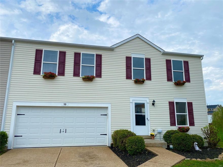 This 2 story home has 3 bedrooms and 1.5 baths. Pull into your oversized 2 car garage with built in shelving. There are more possibilities with a full basement with rough in plumbing and egress window. The back yard boasts a stadium style fire pit with built in landscape seating and large landscape boulders.  The home has many upgrades including new flooring, granite countertops, new fixtures, sink and faucets, a brand new dishwasher, refinished cabinets, and is freshly painted. This cul-de-sac lot is one of largest lots in subdivision, giving you plenty of space for your personal yard and all of the activities your family will enjoy.