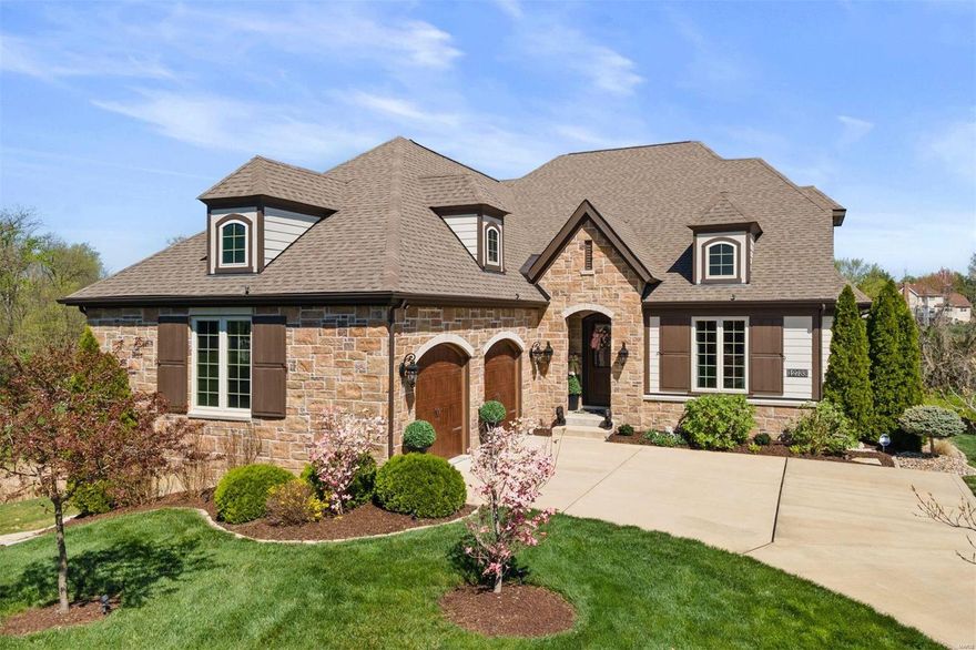 Stunning 1.5 story custom home built by Pulte in 2016, situated on a private cul-de-sac in Creekside at Mason. Large gourmet kitchen opens to a gorgeous hearth room with 11' coffered ceiling and gas fireplace. The kitchen features a butler's pantry, bar, granite counters, 5 burner gas cooktop, stainless steel appliances, and a walk-in pantry. Designer kitchen provides outdoor access to large composite deck for grilling and entertaining. Two master suites on main plus a bright spacious office, dining room, mudroom & laundry room. Large family room and 3rd bedroom suite on upper. Multiple outdoor living areas - composite deck, covered stone patio, fire-pit gathering circle for chilly evenings and a private fenced in yard for children or pet enthusiasts. Loads of storage in the walk-out lower level, an oversized 2 car garage, and new high end lighting throughout. Meticulously maintained and exquisitely appointed. Additional Rooms: Mud Room