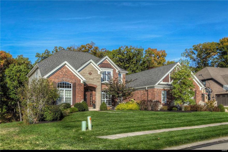 It has arrived! If seeking housing in this fine sought after St. Charles County community, look no further. Save 10’s of 1,000’s compared to new construction pricing today. Approximately 4,000 square feet of customized quality in 2 levels plus an additional 2,000 square feet in the amazing walk-out lower level. Triple zoned heating & cooling, 2 fireplaces, 4 full bathrooms, 5 bedrooms, gracious 2-story great room opening into expanded kitchen & hearth room, extensive hand scraped hardwood throughout most of the main floor plus a magnificent finished lower level with theater room, awesome bar, family area, game area & 5th bedroom all designed for the true entertainer. Outside a true paradise with near acre wooded lot all iron fenced, heated 3 year old salt water pool with extensive concrete decking, newer deck, professionally landscaped & 10 G’s invested in custom garage with new cabinetry & poly flooring. Make it your castle!!!!!!!!!!!!!!!!!!!!!!!!!!!!!! Additional Rooms: Mud Room