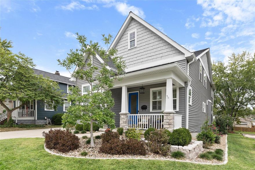 Stunning 4-years-new Kirkwood home with saltwater pool! Enter through a 2-story foyer into a spacious, open layout perfect for modern living, with 10ft ceilings. The kitchen boasts a large center island, quartz counters, wine fridge, ice maker & abundant storage, flowing into the family & dining rooms. The family room features a cozy fireplace flanked by built-ins & opens to a maintenance-free, covered deck. The dining room, flooded with natural light, overlooks the pool. Main floor primary suite has a custom closet, heated bathroom floor and large tiled shower. Gorgeous powder room, laundry and office complete the main level. Upstairs find a huge family room, three additional bedrooms and two full bathrooms. The lower level adds living space with a bedroom, recreation room with Murphy bed, full bath, and a kitchenette for poolside entertaining. The deep backyard, gunite pool heated/cooled for perfect water temperature, and oversized 2-car garage complete this amazing home.