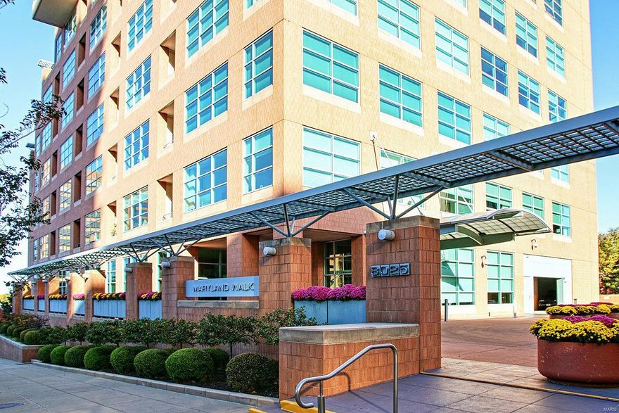 Live in luxury with this Stylish & Elegant 10th floor corner home with views on three sides framed by HUGE windows.  Richly appointed with the finest finishes including a gourmet kitchen with Viking appliances, double ovens with warming drawer, granite counter tops, butlers pantry & custom backsplash.  Relax after a long day in the master suite with luxury bath sporting separate shower & Bain Ultra spa tub!  The living/dining room includes a gas fireplace and French doors leading to the covered terrace - perfect for relaxing with a cup or coffee or cocktail as you watch the sunset.  2nd bedroom offers a full private bath along with a 3rd light filled bedroom perfect for an office.  Crown molding and wood floors round out this sophisticated home. Maryland Walk includes a fitness center, pool, theater room, rooftop entertaining area, 2 heated garage spaces, Additional amenities include guest suites & 24-hour doorman. All of this is just steps from restaurants, galleries, shops, and more. Location: Upper Level