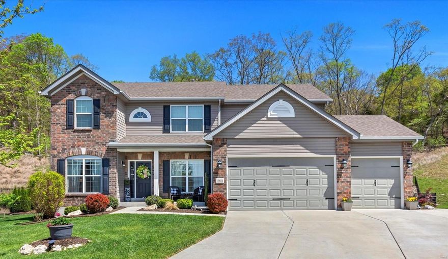 Built in 2017, expanded 2-Story plan sits on one of the best culdesac lots in the neighborhood! Backs to a beautiful forest setting w/ loads of wildlife & great privacy, plus 60ft patio, fence & sprinkler! Main flr features 9ft ceilings, luxury vinyl plank thru out, several bay windows, butler's pantry, wrought iron spindles. Formal DR & den flank the entry which leads to an open great rm, brkfst rm & gourmet kitchen. Kit features granite tops, Blanco sink, large island, pantry & slate GE profile applncs: dbl oven, gas range, mic. & newer DW. Enjoy the oversize laundry & mudrm w/ util. sink & 1/2 bath. Upstairs the expanded flr plan means a massive Owner's suite w/ 19FT w/in custom closet & sitting area. Don't forget the 2nd w/in closet & luxury bath. There are 3 addtnl bedrms & hall bath w/ dual van. Lwr lvl has finished safe rm, 9ft pour, Dual HVAC, egress windw, sump, rough in bath, reverse osmosis H2O system, softner, radon mit systm. Nest & Ring systems, 3 car fin. garage & more! Additional Rooms: Mud Room