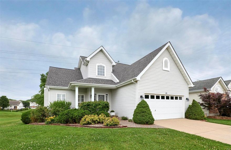 House sold on the first weekend but buyer had to back out due to unforeseen circumstances. That makes today your lucky day because this fabulous home is now ready for you to buy it! Move in ready 3 bed 2.5 bath home in a wonderful neighborhood has an open floor plan, a main floor master suite, stainless appliances, hardwood floors, and much more. The soaring 2 story living room is  very bright and cheery thanks to all the windows that really bring in the light. Plus the seller installed custom plantation shutters throughout the home that bring an added touch of class.  The backyard faces common ground and gives you some great privacy. The basement is roughed in and is ready to be finished.  This is such a cute home, it won't stay on the market long. Book your showings today!