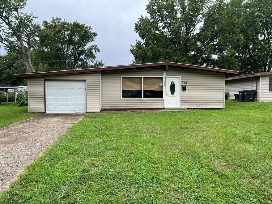 Calling all investors!!! Full GUT REHAB available in the desirable Florissant location. Home is ready for your finishing touches and can be framed to become a 3 bedroom, 2 bathroom. Could be a great addition to your rental portfolio or fix in flip with strong nearby comparable sales. Home has an attached garage and spacious backyard.