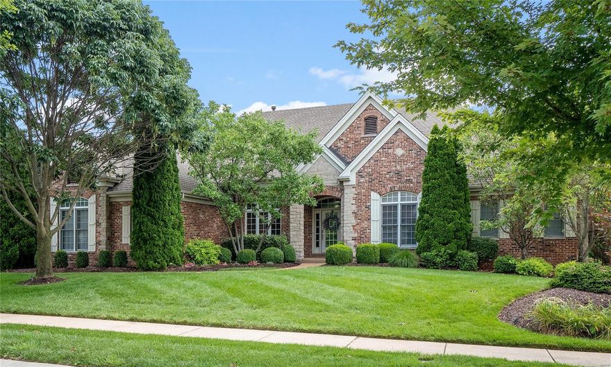 *Look no further* 5,000+sq ft CUSTOM built Grau Ranch home has it ALL! Brick/stone front, 11’ ceilings, top end appliances, natural hard wood floors, custom cabinetry, granite, arched entries, wide open Grt Rm w/floor to ceiling windows, fabulous stone FP in the Hearth Rm, gorgeous chefs kitchen, custom millwork and designer ceilings trim and molding. Primary suite w custom closet system, remote room darkening shades, sitting area and custom ceiling is spectacular! High End, Professionally Finished LL offers amazing brick/stone wet bar, large open Rec Rm, Family Rm w/theatre area, 2nd FP, Workout Rm, Game Rm, 4th Br, Full Bath, & plenty of storage! Walkout from the LL or composite upper deck to the INCREDIBLE backyard OASIS with Inground salt water Pool w/dazzling waterfall, Hot tub/Spa, Firepit, Cool Temp decking, & view and access to adjacent Wapelhorst park and pond! 3 Car side-entry garage, amazing landscaping w/irrigation system, Dual HVAC, 6 zone audio system, & security panel! Additional Rooms: Mud Room