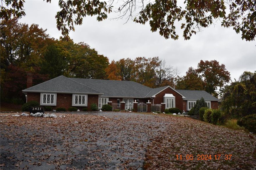 Wow, are you looking for a fixer upper that has so much potential and acreage, then look no further. This incredibly large home has 3 bedrooms and 2.5 baths on the main floor, another 2 bedrooms and 1 full bath in the lower level, over 2 acres, a pond, a real size Gym for basketball, or whatever sports you want all indoors or you could even make into living space and just imagine what you could do with over 4,000 square feet of living space. So possibilities are truly endless. So, yes needs work, but price over 100k less to the gain of a new owner. Seller to do no repairs, provide no warranties, and no inspections including county. SpecialListingConditions: Foreclosure