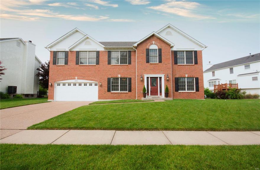 This 4 BED/2.5 BTH colonial 2-story with over 3,100 SQFT of living space in the highly-desirable Villages at Dardenne is a must see! MANY RECENT UPDATES! NEW carpet 2021, paint 2021, ROOF 2020, HVAC 2017, kitchen updated 2021, front door 2021, and more. Beautiful entry foyer is flanked by formal dining room and office/study/formal living room. Large family room features gorgeous wood floors, wood FP, and big bay window. Family room opens into the kitchen with granite counters, breakfast area, NEW SS APPS 2021, ceramic floors, and pantry located in main level laundry. Breakfast room w/ bay window opens onto great rear patio. Main level also has powder room & 2-car-garage. Upstairs you will find HUGE master STE with 2 W.I.C.'s, tub/sep shower, and dual sink vanity + new vinyl flooring. 3 additional bedrooms, 2 W.I.C's and a 2nd full bath are also on the 2nd floor plus a bonus room/loft. LL is unfinished with bath rough-in. Excellent Ft. Zumwalt West schools, Level Lot, and much more!