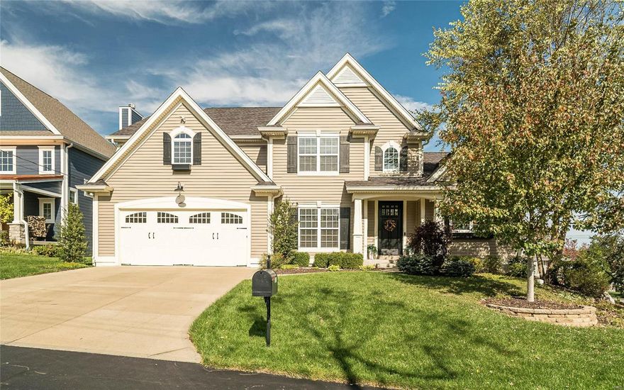 Location! Location! Location! Absolutely stunning 1.5 story custom build in Ladue schools. Gorgeous hickory fl, greet you at the 2 story foyer w/formal dining to the left. Great rm w/vaulted ceiling, masonry hearth w/windows floor to ceiling. Crown molding & wainscoting add warmth to custom look. Amazing kitchen huge granite center island, custom cabinetry w/pull outs & soft close, GE profile gas cooktop, lg. pantry & travertine backsplash, & much more! Plenty of room w/eating area & sitting area. Mud rm to garage w/built-ins. Main fl Master Suite will not disappoint, oversized walk-shower w/travertine wall & tile fl., w/9' glass wall provides a spa like feel to double sinks, water closet, master closet w/built-ins & laundry area. Upstairs are 3 generous bdrms w/walk-closets, 2 full bth & laundry area. Finished LL features 5th bdrm, full bth, huge game rm, entertainment area, craft rm, laundry & exercise rm, plenty of storage. 3rd bay/garage in LL. Patio area w/low maintenance fencing. Additional Rooms: Mud Room COOL: 14 SEER+