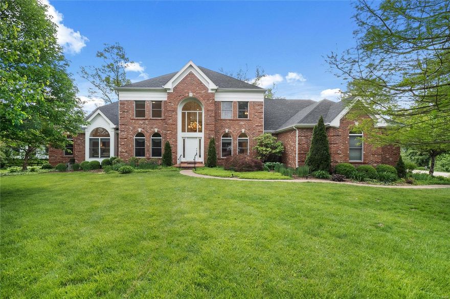 Well cared for, one-owner, 1.5 story home in Kirkwood School District, situated on a gorgeous cul-de-sac lot with a heated in-ground pool! This spacious, warm & inviting home offers an abundance of natural lighting with a 2 story great rm with a walk-up wet bar & gas fireplace. Dining rm with coffered ceiling and a family rm. The vaulted kitchen features a center island, breakfast bar, double ovens, & adjoining breakfast rm with a butler's pantry & planning desk. Spacious sunrm with skylights & study with built-in bookcases. The ML master suite boasts a large bedrm with a vaulted ceiling & full bath with double vanities, his & her walk-in closets, soaking tub, & separate shower. 3 UL bedrms, 3 full baths & a loft. Finished walk-out LL with rec rm, bedrm & full bath. Perfect for entertaining inside & out! Additional features include patio, sprinkler system, 3 zoned HVAC, 3 car heated garage, newer roof (2018), close to shopping, fine dining, highway access & more! Additional Rooms: Sun Room