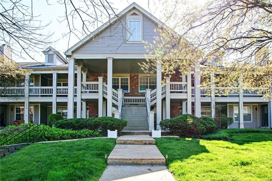 New Price!!Agent Bonus !! Exceptional 3 Bedroom 2 Bath Villa style unit in the beautiful Kenrick Parke Complex.  Just a short walk from 26 acre Wehner Park and the Shrewsbury City Center.  1500+ sf on one level that includes a Master Bedroom Suite with his/her closets, custom crown molding Luxury Master Bath with separate tub, shower and two bowl sink.  2 additional large bedrooms/office with double closets. Spacious Living and Dining rooms with open floor plan, atrium ceiling and Wood Burning Fireplace. Updated bright airy Kitchen with Granite tops, breakfast bar, under counter lighting and newer appliances. Large Main Floor Laundry, Washer and Dryer stay.  Private covered deck.  Convenient Two car garage.  Community amenities include swimming pool, tennis courts and lake. Great central location. Close to Old Webster Restaruraunts, Shopping, Webster University and MetroLink.  20 minutes from Downtown or Clayton. Location: End Unit, Suburban, Upper Level