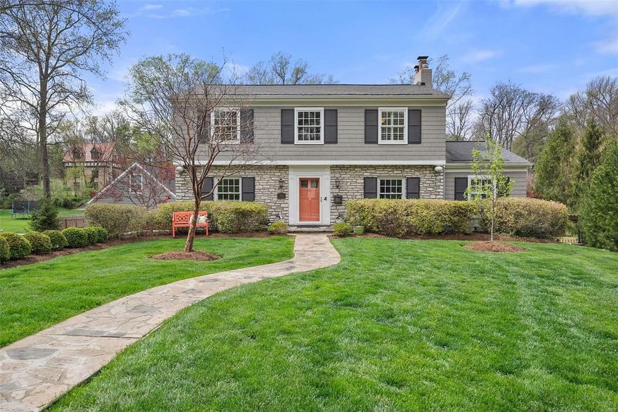 Est. 1948. Indulge in luxury living with this exquisite 2-story Webster Park colonial boasting 4 bedrooms, 3.5 baths, and a professionally landscaped 1/2 acre lot, ideal for outdoor gatherings. Relax by the inground pool or entertain on the newer composite deck. Inside, the large living rm with gas fp opens into the bright sunroom with 3 walls of louvered shutters. Built-in curios highlight the dining rm. The updated kitchen with GE Profile appliances and new lighting fixtures sets the stage for memorable meals. Upstairs you'll find the primary bdrm with en suite full bath and huge walk-in closet (formerly the 4th bedroom), updated hall bath with new marble flooring and 2 addt'l good sized bdrms. The LL family room with woodburning fp opens out to the spacious patio. With a newer oversized 2-car garage, the potential for a finished carriage house, and an extra 2-car tuck-under garage, space abounds. Hardwood floors add classic charm to this meticulously maintained home. Don't miss out! Additional Rooms: Sun Room