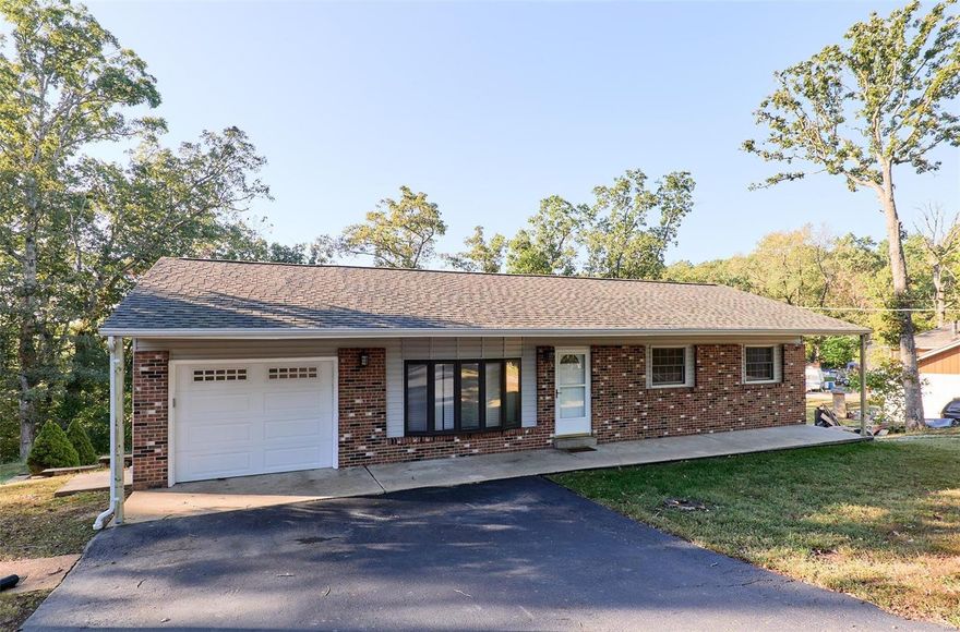 This beautiful 3 bed, 2 bath ranch, sits in a very low key subdivision within the Northwest School District area of House Springs.  Sitting on just over a half an acre lot backing to woods, your privacy will be there for you to enjoy.  Mature trees in the front bring plenty of shade for the hot summer days to be enjoyed.  Inside you find a living room and eat-in kitchen area just off the hallway that leads to 3 bedrooms.  The hall shows the main bathroom, and within the master bedroom, sits a second bathroom for your privacy and convenience.  The large, unfinished basement has a walk out double door, making it easy to bring equipment in and out.