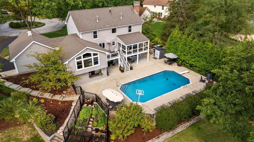 This extensively updated Mason Valley home is the perfect blend of luxury & functionality, featuring 5 beds & 3.5 baths w/considerable upgrades both inside & out. Interior updates include a second-floor reno & newer stainless-steel appliances in main & lower-level kitchens (c. 2020). The main floor boasts a chef’s kitchen & breakfast room opening to an inviting hearth room, overlooking a serene, park-like backyard. Ascend the newly built staircase to the renovated second floor, showcasing custom-built master-carpenter furniture, walk-in closets throughout, & spa-like bathrooms w/ oversized showers, a soaking tub & primary-bath heated flooring. The lower level offers an add’l living space, w/ a bedroom, full bath, family room, & kitchen/pool snack bar. Incredible exterior work includes a saltwater pool renovation, a new low-maintenance deck, an expanded concrete patio, estate fencing, & a magnificent garden, complemented by a fully-engineered drainage plan & irrigation system.