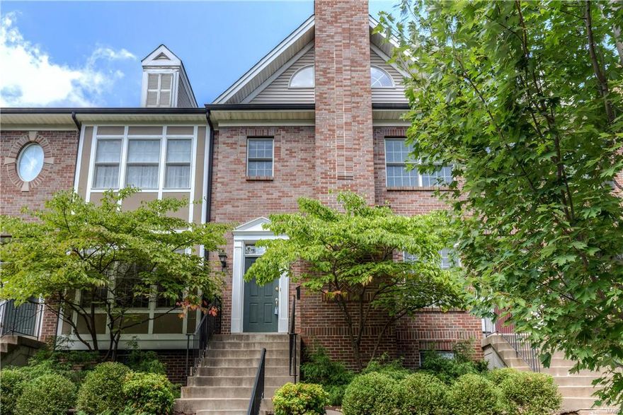 Fantastic location on Forest Court near the Wydown/Hanley intersection just around the corner from great restaurants, fitness centers, coffee shops and so much more. Enjoy walkability and urban living in this three bedroom, very spacious townhome. Lots of open space and soaring ceilings, living room with step up dining room, hearth room off the kitchen, main floor laundry, two fireplaces, wood floors & a wonderful finished lower level with full bath and access to the two car garage tuck under garage. It's hard to find this much space at this price in Clayton in a move-in ready home. You'll love the master suite with huge walk-in closet and spacious bath; two additional bedrooms and full bath complete the second floor. The home boasts many walk-in closets and great built-in storage. The newer deck is a great place to enjoy morning coffee after a short walk down the street to Starbucks. Be sure to check out this well-maintained residence for a townhome lifestyle in the center of it all! Location: Interior Unit