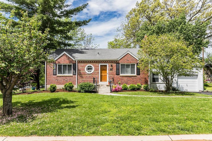 Welcome home to this impeccably maintained ranch nestled on a corner lot on a tree lined street in charming Webster Groves!  This updated 3 bedroom / 2 bath home has been completely updated and is move-in ready!  Upon entering you will be greeted by beautiful red oak floors that continue throughout most of the main level. The custom kitchen features an open concept, beautiful tile work, rich granite counters, 42-inch cabinets, high-end 5 burner range, breakfast nook, and more!  The two full bathrooms have been completely updated with custom tile showers and updated fixtures.  Easy access to main floor laundry located in the bright and airy mud room.  The finished lower level provides additional living space featuring a large open family / rec room and full bathroom.  This is one Webster Groves gem you will not want to miss!!! Additional Rooms: Mud Room