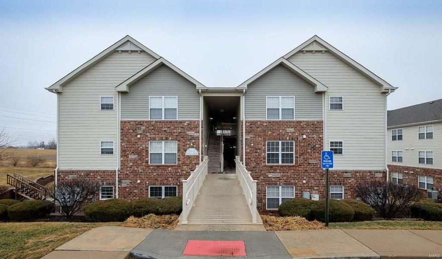 Gorgeous condo just waiting for a new owner! Location is everything and this 2 bedroom condo sits minutes from Hwy 364 and I-64. The entire interior has been freshly painted and new carpet is found throughout. The kitchen features upgraded cabinets, stainless appliances, built in desk and large eat-in area. The private balcony is great for relaxing and additional storage room is located off the balcony area. The master bedroom features a huge walk-in closet and adjoins to the bathroom for easy access. There is also an additional storage room, opposite of the laundry room to provide you space for all your belongings! You do not want to miss out on this wonderful unit that is directly off the entrance from the parking lot...No Stairs to climb!! Be sure to check it out before this one is gone! Location: Ground Level