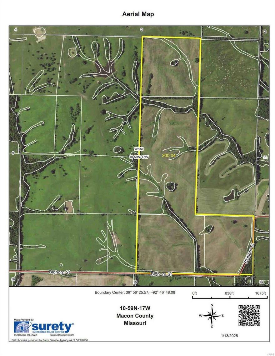 Here is a nice 200 ac Farm in Macon County with 163 ac tillable. Has a 3 year cash rent lease at $250 per tillable acre and has $5,000 per year hunting lease. total annual income is $45,750.00 shows almost a 4% return