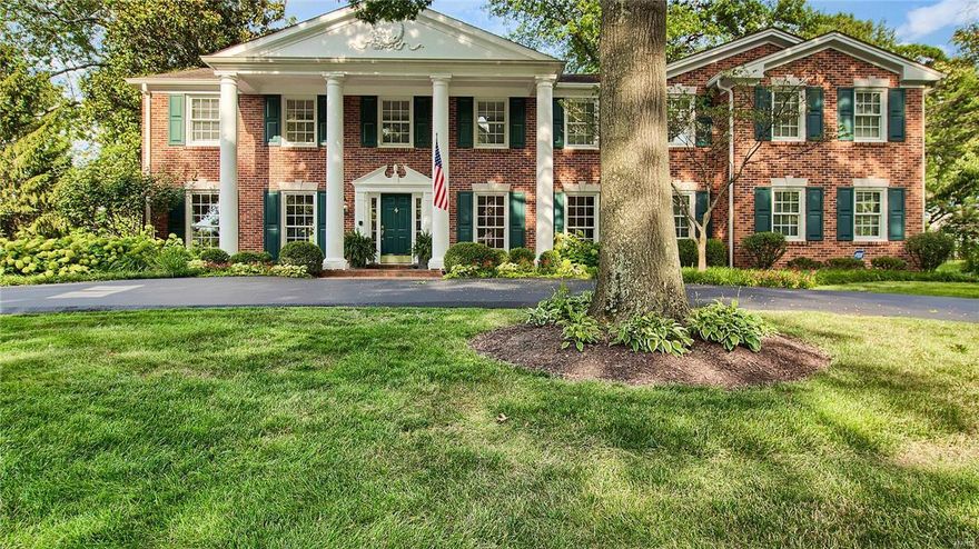 Traditional taste meets modern style in this absolutely stunning all brick 2 story home in the heart of Town & Country. Be wowed by the jaw-dropping details and meticulous maintenance, the pride of ownership really shines through. The dark walnut hardwood floors are laid throughout & features recessed lighting, crown molding, & tall baseboards. The main level features formal living, dining, & sitting rooms with a half bath, main floor laundry, and gas fireplace. Walk into the Butler's Pantry with wet bar & custom cabinetry leading you to gourmet kitchen with granite counter tops, premium appliances, gas fireplace, bay window, & Exterior French Doors. The upper level boasts a huge master suite with sitting room overlook the large, level backyard & includes walk-in closet, custom closet system & island. The Master Bath has double vanities, solid surface counter tops, stand up shower, and Jacuzzi Tub. The other 3 large bedrooms that can be expanded to 4 & include a 2nd bedroom suite. Additional Rooms: Mud Room