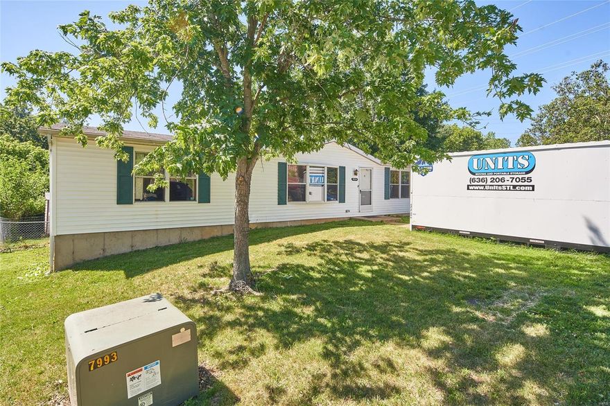 This well maintained home is a wonderful opportunity for first time homebuyers or for a rental property! Walk into the large vaulted great room with wood-burning fireplace. The kitchen has a breakfast bar and separate dining area and a separate laundry room. The master suite is adjacent to the great room and has a large master bathroom with double vanity, walk-in closet and separate shower room! There are two more freshly painted bedrooms and full baths on the opposite end of home.
The newer covered deck leads to a level backyard, storage shed and there’s a wonderful patio area with the potential for a fire pit or fountain…. Whatever you decide this house is a great place to call home! Call to schedule your appointment today!