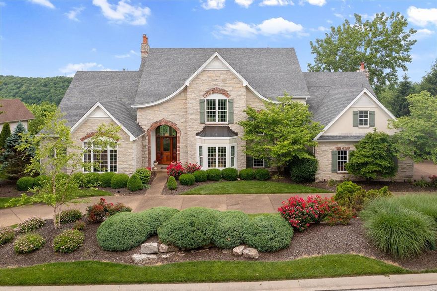 This stunning, custom, 1.5 story atrium in St. Albans is situated on a private lot with extensive landscaping and a pond. Beautiful wood floors & custom millwork throughout the ML. 2 story entry foyer, a large dining rm & a step-down study with built-ins. The 2 story great rm features built-ins, a fireplace & a walk-behind wet bar. The fabulous kitchen boasts numerous updates, a center island, upgraded appliances, gas range & opens to the breakfast rm & hearth rm with a fireplace & access to the screened-in porch. The ML master suite offers a bay window & a full luxury bath with double vanities, a walk-in shower, a whirlpool tub & double walk-in closets. 3 additional bedrms, all with a private full bath, & a loft can be found on the UL. The finished walk-out LL boasts a large rec rm with a walk-behind wet bar, media rm, exercise/bedrm, game rm, billiards area & full bath. Additional features include 4-zoned HVAC, circle drive, 3 car garage, patio & so much more!