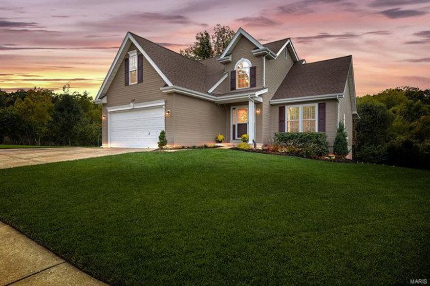 Welcome home to this meticulous 1.5 Story in desirable Harter Farms Subdivision. The community offers a clubhouse/swimming pool. CORNER LOT! The main floor includes a spacious vaulted great room and an open kitchen with 42" cabinetry looking into the cozy breakfast room. The master suite offers a nice size walk in closet, his & her's vanities and a separate tub/shower. Upstairs you will find oversized secondary bedrooms and a loft perfect for a remote office. The finished lower level boasts a walk out, rec room, office/workout space, full bathroom & plenty of room for storage. Some other, newer, interior features include a water heater (1/22), upgraded pad/carpet (2019), double hung windows on the 1st floor (2016), security system, radon mitigation system & newer lighting throughout. Some exterior features include a 3rd parking pad, architectural shingles (2019), sprinkler system, vinyl fencing, and a covered deck with custom privacy shades perfect for entertaining friends & family.