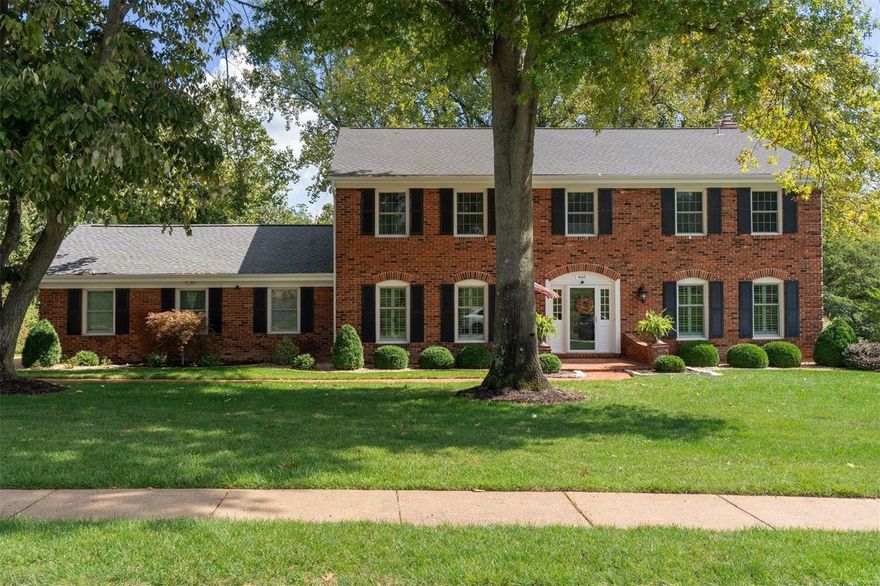 Nestled in its wooded surroundings, this elegant Colonial has been expanded and impeccably designed to offer superb modern living! Expansive windows, handsome millwork and open spaces allow for formal occasions and casual living. A chef's kitchen, breakfast nook, sun room and family room flow seamlessly and open to an elevated deck with tree-lined views. A spacious mud room and butler's pantry, and powder room are additional features of the first floor. Upstairs are five generous bedrooms and three tastefully updated bathrooms. The primary suite boasts custom walk-in and double closets, and a private bath with a double sink vanity, jetted tub, and separate shower. The lower level completes the move-in ready package with recreation, game, and exercise rooms, a wet bar and an office, all opening to the private oasis outside. The grounds include open and covered patios, a large level & fenced yard and a lower level sport court and firepit lounge. Amazing location, exceptional opportunity! Additional Rooms: Mud Room, Sun Room