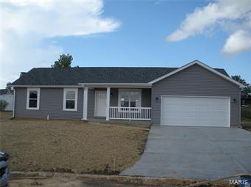 To Be Built Ranch Home Offers 3 Bedroom, 2 Full Baths, Vaulted Ceilings, Stainless Steel Appliances* Main Floor Laundry Room, Covered Patio, Covered Front Porch, Full Basement With Rough In Bath & 2 Car Oversize Garage 24 x 20* Call for more information & photos coming soon*