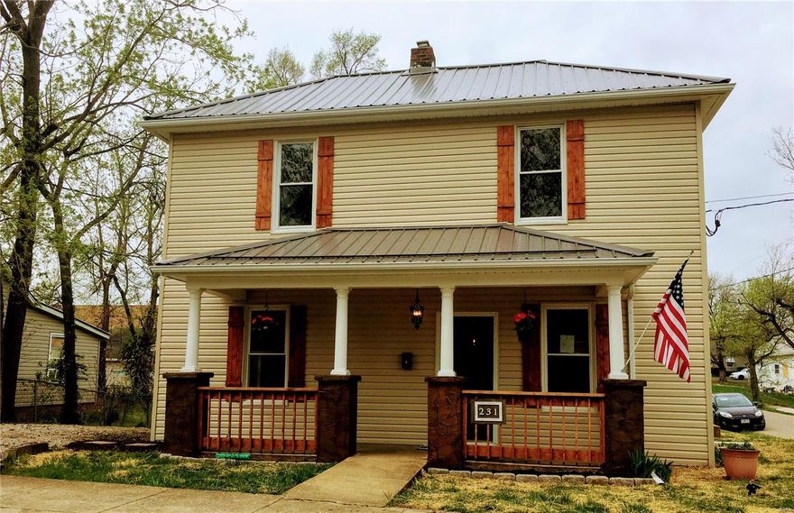 Just Renovated and READY for a NEW OWNER.  Beautiful 3+ bedroom, 2.5 bath, 2 story home on corner lot in Bonne Terre.  Open floor plan and plenty of room to stretch out.   Spacious living room AND great room, with all new fixtures throughout.  Custom cabinetry, eat-in kitchen, with center island.  Stainless steel double oven and over the range microwave.   Main floor master bedroom suite, has full bath and walk in closet.   1/2 bath located in main floor laundry room with exterior entrance.   Custom built stairwell, leads to the upstairs with 2 very large bedrooms and large full bath.   Utility basement with NEW furnace and NEW tank less hot water heater.  NEW flooring and drywall throughout.  NEW doors, interior and exterior.  NEW siding, NEW windows, NEW metal roof, and even NEW gutters.  NEW custom shutters. NEW, NEW, NOW come check to see if it's for YOU!! Additional Rooms: Mud Room