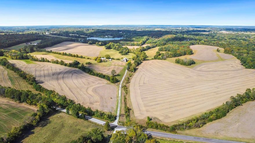 This is a rare opportunity to own about 186 pristine acres in Franklin County! The property offers a multitude of opportunities including farming, recreational use, and development. A 2,884 square foot home built in 1852 sits on the property which features 3 Bedrooms and 2 full Bathrooms. Most of the home was renovated in 2005. Experience the charm and panoramic views of a country estate while enjoying an effortless commute to St Louis! There are a number of potential uses of the property. Recreational use opportunities include deer and turkey hunting, adding a pond for fishing, 4 wheeling, or using as an equestrian property. The property is a farmer's dream with 100+ tillable acres, an abundance of fescue hay, existing terraces throughout, pristine timber, and lush woodlands. Great for soybeans, corn, wheat, etc. The property has great pastureland with existing fencing, 3 natural springs, existing hay for feed, and plenty of trees for shading.