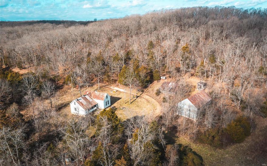 This 303ac has features on it that are breathtaking & have helped create a second to none whitetail & turkey hunting retreat. Some of  features of this farm are 9 food plots & an area that used to be a field but has grown over a bit making it a perfect thick bedding area for deer or that perfect nesting spot for turkeys. Most of the food plots are bottom fields along wet weather creeks creating the perfect conditions for what the current owners have it planted in including milo & clover. There's an excellent stand of timber. Also for the dedicated outdoorsman there's a cabin that has been redone that current owners use during deer & turkey season as their camp. It is 2 beds 1 bath with some addl possible bunking upstairs. The house sits above some of the food plots & has a great view of the fields below not to mention the fields are all mostly long & narrow making them perfect for a long shooting range. Property is being offered in smaller tracts or in it's entirety. See map.