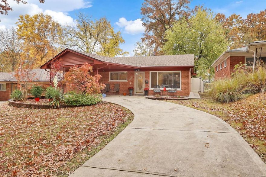 Come FALL in LOVE with this fabulous 3 bed/1.5 bath home. Pride of ownership shows throughout this bright and cheery home nestled in an established neighborhood. This ranch home has been well maintained & features many universal design elements to make it accessible for many buyers. The concrete driveway is new & was expanded, along with an array of new installations including; new light fixtures, new panel box, new HVAC, gutter helmet & new water heater. All installed in 2021. Living room has a large picture window, cozy family room w/door leading to back patio, provides more space for entertaining. All 3 bedrooms have hardwood floors. Master suite has half bath w/new vanity. Partially finished LL offers a rec room, w/a fun bar area or home office, plus plenty of storage. The private, fenced in back yard creates an inviting outdoor experience, perfect for using a fire pit & enjoying a barbecue w/friends. This home is just a short walk or bike ride to great restaurants, shops, & parks.