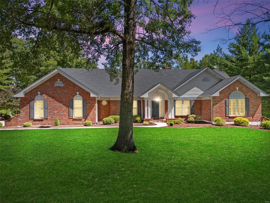 Welcome to this stunning home where pride of ownership shines throughout! The main level features two master suites, two additional bedrooms with a jack 'n jill bath, and a half bath. You'll also find a den/office, formal dining room, and a hearth room with a cozy fireplace that opens to a large deck. The chef's dream kitchen boasts two islands—one for prep and one for entertaining—alongside a breakfast area leading to a covered patio. The lower level offers a game room, living room, office/sleeping area with a closet, abundant storage, two full bathrooms, and an additional laundry room. Step outside to an oasis with an inground pool, outdoor kitchen, and direct access from the basement. The home is perfectly set up to host and entertain! Situated on a one-acre wooded lot backing to a community pond and common ground, this home is just 10 minutes from Wentzville and Troy in South Lincoln County. More information coming soon! Showings start July 11 w Open Houses July 13 & 14 12pm-2pm Additional Rooms: Mud Room