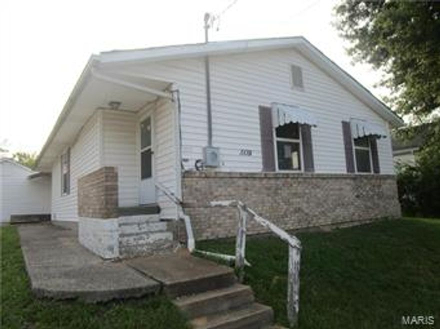 Five room home with two bathrooms. Home was previously used as a daycare and could be converted back into single family home. There could be two bedrooms and a family room if converted back. Home has large kitchen. Private backyard with mature trees and great off street parking. Home is being sold as is. SpecialListingConditions: Foreclosure
