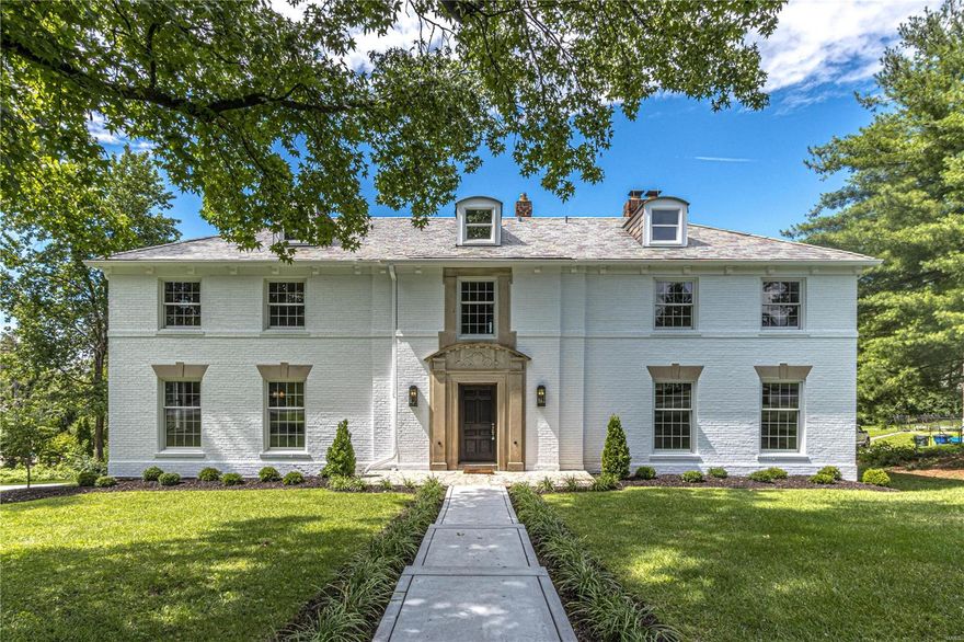 Just minutes from downtown Clayton and in the Clayton School District, 3 Lake Forest represents the best St. Louis has to offer for a neighborhood setting within an urban area. The main floor hosts a gracious entry with large living and dining rooms, a light filled sun room and a new custom kitchen which opens to a new deck overlooking the spacious landscaped yard. The second floor includes a new master suite with marble bath featuring a large shower, free standing tub, his/her vanities and walk-in closet with custom built-ins. There are three additional bedrooms with custom closets and two new full baths. The staircase, with its hand forged railing, leads from the second floor to the finished lower level family room with custom wainscoting and a second fireplace. Updated systems and landscaping complete this wonderful Clayton home. *See Virtual Tour for video Additional Rooms: Mud Room, Sun Room COOL: 14 SEER+