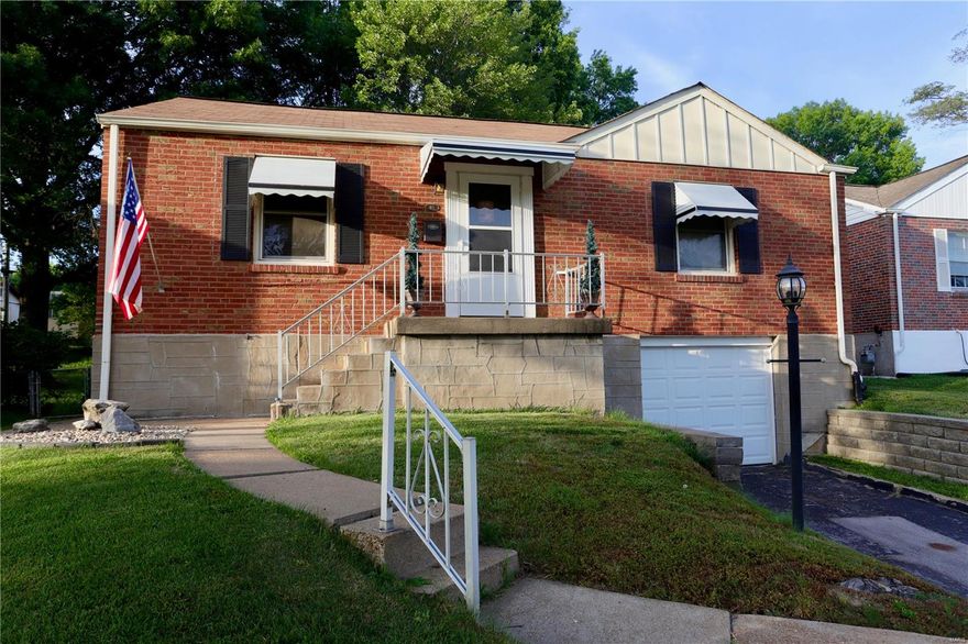 CUTENESS AND CHARM just ooze from this 2 bdrm, 1 bath bungalow in Mehlville!!!  Move right in this turn key property and enjoy immediately.  There are Hardwood Floors throughout!!  Living Room has a brand new shiplap accent wall to enjoy and impress guests - WOW - Beautiful!!!   Also boasts crown molding, double hung windows, gas range, and a 1 car oversized garage.   The furnace and A/C were replaced in 2017, there is 200 amp service, sump pump/pit, and roof is approx. 4 years old. This home is nestled on a small cul de sac and is close to major highways, restaurants, and shopping.   This is too good to be true - COME SEE FOR YOURSELF!!!!!