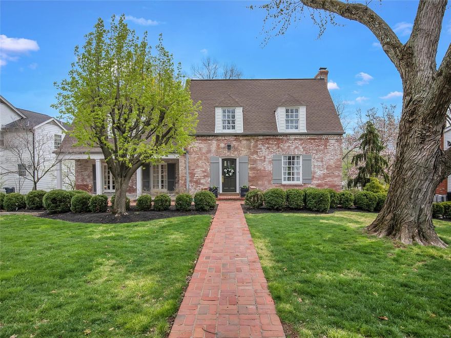 It's love at first sight!Prepare to be wowed by this exceptional renovation in one of Ladue's premier neighborhoods.Every detail has been reimagined & meticulously executed to bring the most luxurious entertaining spaces & functionality to life.The charming welcoming exterior will greet you upon arrival.Walk into a lovely foyer featuring a new custom dry bar & wine closet making hosting your next event a breeze.The formal living room features a restored wood burning fireplace & twin sets of French doors that open to the west & east patios for indoor and outdoor entertaining.The formal dining room opens to a new well appointed kitchen featuring the best in materials & appliances.Spend time w/ your family in the large, bright & open family room featuring built in book shelves & doors open to the back deck for more entertaining flow.The upper level has been updated to include an upstairs laundry & new master suite with gorgeous bath and WI closet.Seller to make no repairs to LL fireplace.