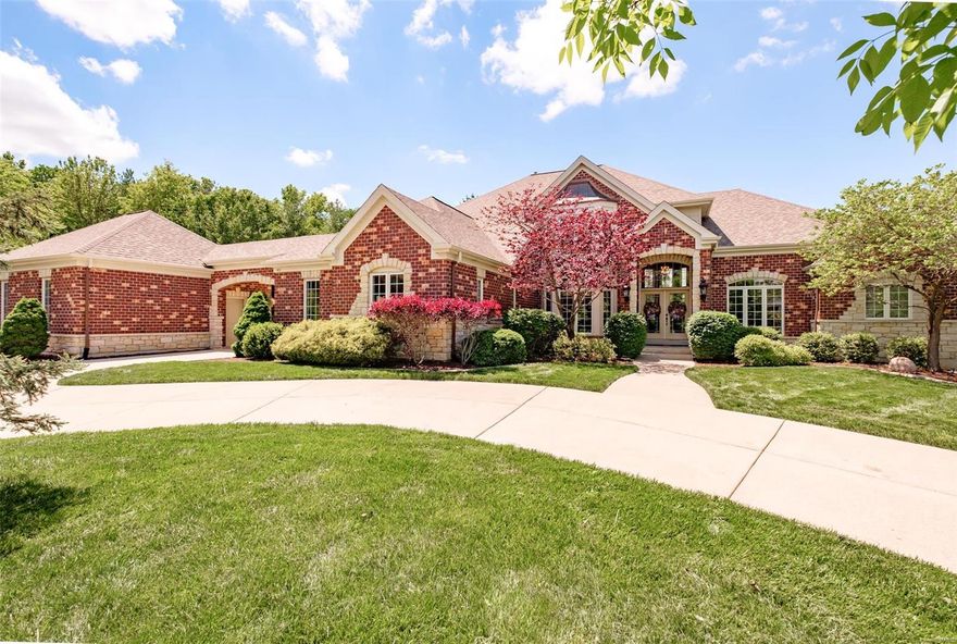 PRICED WELL BELOW VALUE, Seller has over $1.5MM into this property. Spectacular custom built 1.5 story home w/ a freshly painted interior, refinished flooring, some new carpet & much more . Located in a private gated, 3 home cul-de-sac! Gorgeous 2 story entry & 2 story great room along w/ a wall of windows, crown molding & see through gas fireplace. The open & spacious hearth room joins a custom gourmet kitchen w/ custom 42" cabinetry, smooth cook top, custom hood, large center island/breakfast bar & walk in pantry. You’ll enjoy convenient access to screened in deck overlooking a beautiful, professionally landscaped yard w/ a very private in-ground pool for entertaining. Main floor master w/ coffered ceilings, private sitting area w/ cozy gas fireplace & a luxury master bath w/ shower & separate soaking tub & large walk in closet! Additional amenities include crown molding t/o, wainscoting, theater room w/ 2 level seating, exercise room, family/rec room, den/office, loft & finished LL.