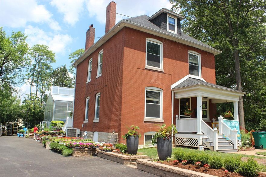 Rare opportunity to own a versatile .5-acre property in Webster Groves’ special district, offering flexible residential and commercial (C) zoning with significant development potential. Currently home to Maypop Coffee & Garden Center, the property includes an ADA-compliant coffee shop and retail space, a 1,440 sq. ft. heated greenhouse, a 400 sq. ft. red barn, and additional storage structures. Recent upgrades include new plumbing, electrical, and a new roof (2018). The lot may be divisible into two buildable residential lots, with the buildable area extending to the city park fence line. No special permits required for food trucks or live music, making it ideal for various business or community uses. High visibility location with a traffic count of 3,592 vehicles per day (2023 MODOT) and nine private parking spaces plus 35 adjacent public spaces. Buyer to verify all details with the municipality. Don’t miss this prime investment opportunity! Location: Corner Location, Suburban