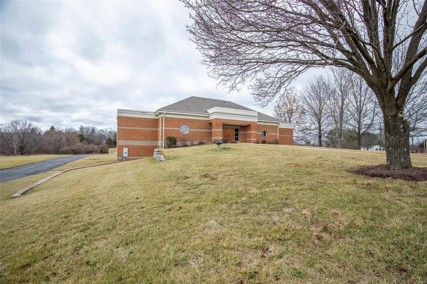 The property features a 2-story, 13,054 S.F. building on 10.43 acres.

Given the existing property configuration it is ideally suited for an educational user or a religious facility.  The property was renovated in 2020 with significant updates including HVAC systems and controls, windows, parking lot lighting, septic system and full roof replacement.

The 10.43 acre site includes 111 parking spaces, a playground area and baseball fields.  The property is surrounded by single-family homes and the average household income within a 1 mile radius is $193,000. Location: City, Hwy/Interstate Frntg