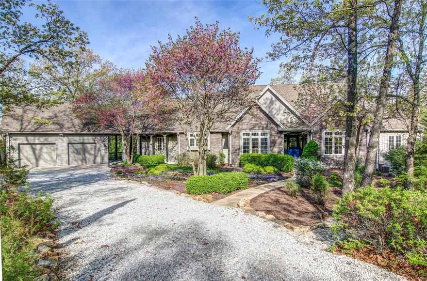 LAKE KONSTANZ!!! this custom designed and built home offers luxurious lakeside living at its finest. Featuring ML wood floors, spacious great room with plenty of windows to take in the views, private dining room with butlers pantry, hearth room with gas fireplace and is open to a custom kitchen, offering 5 bedrooms, this spacious home offers plenty of room for entertaining family and friends alike. ML master bedroom suite with guest bedroom/bath, additional 3 bedrooms down along with a great room/game room with all the game boards, built in wine cooler, entertainment/Media room with stadium custom recliners, surround sound and wet bar, perfect for relaxing at the end of the day. The expanded deck offers plenty of outdoor recreation venues. The home has been professionally landscaped for minimal upkeep, babbling brook, lakeside dock, beach area and fire pit area just steps away from home.
Home is being offered fully furnished with pontoon boat and golf cart. Ready to enjoy Innsbrook!!