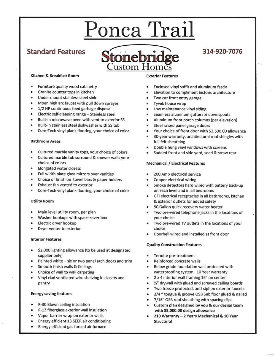 Ponca Trails - Residential