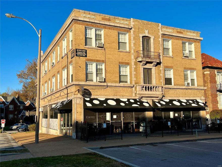 Generational Asset in a Supreme Location. 21 units including 19 Heat-Furnished Apartments (14 Studio & five 1 Bedroom-1 Bathroom Apartments) and Two Commercial Spaces (Colleen's Cookies). New Boiler in Stock. Apartments include Refrigerator, Dishwasher (some units), Oven with Hood Fan, Large Closets. 2 Garage Parking Spaces. Steps from Downtown Clayton, Washington University in St. Louis, Forest Park & MetroLink. Value Add Potential: Add Washer & Dryer In-Unit, Modernize Kitchen & Bathroom, Customize Closets.